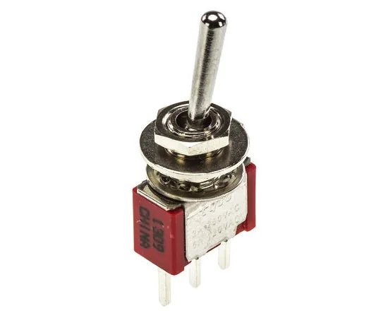 63-4997-65　TE连接单极双抛 (SPDT) 切换开关， (开) -关 (开) ，PCB　3-1825137-7