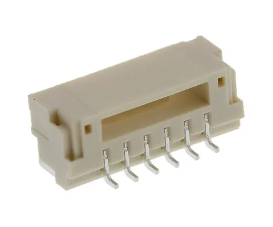 63-5055-38　JST GH,6路，直角PCB头　SM06B-GHS-TB(LF)(SN)