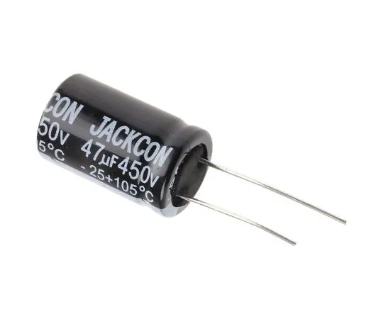 63-4998-96　RS PRO 47μF450V直流铝电解电容器，通孔16 (Dia。)x 26 mm+105°16mm 7.5mm26 mm　711-2141