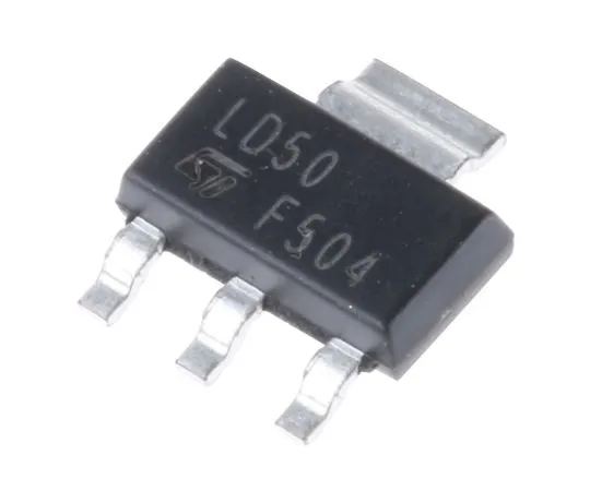 63-4961-81　意法半导体LD1117S50CTR, LDO调节器，1.3A,5V,±1% 3+TabPin,SOT-223　LD1117S50CTR