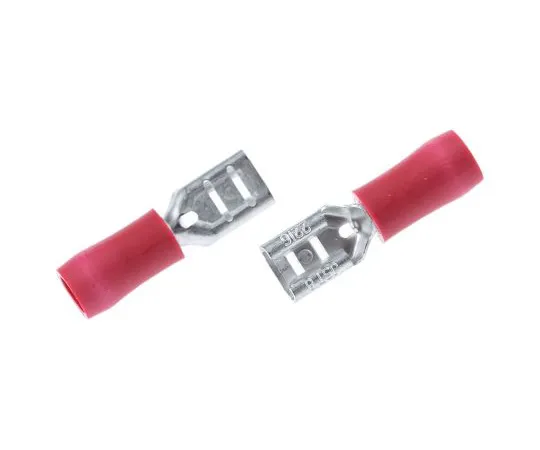 63-4964-71　JST FVDDF系列红色绝缘外壳，4.75×0.8mm,0.25mm2至1.65mm2,22AWG至16AWG。　FVDDF1.25-187A-8(S)(LF)