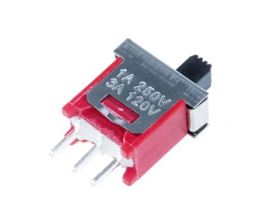 63-5036-25　PCB滑动开关单极双抛 (SPDT) 开-关3 A@120 V交流顶置　734-7264