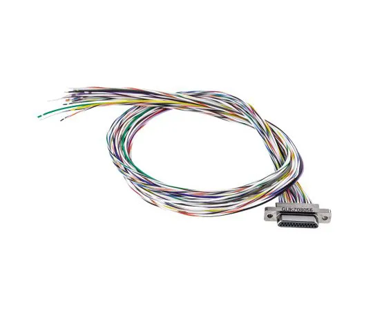 63-4890-79　AV电缆25路男性微型D-Sub到免费结束　MWDM2L-25P-6E5-18