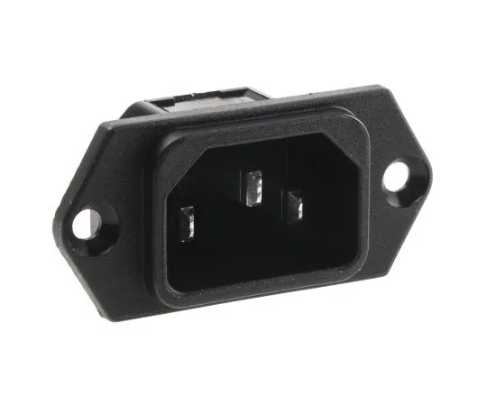 63-4864-88　SchurterC14面板安装IEC插头Male,15A, 250 V ac　6100.31