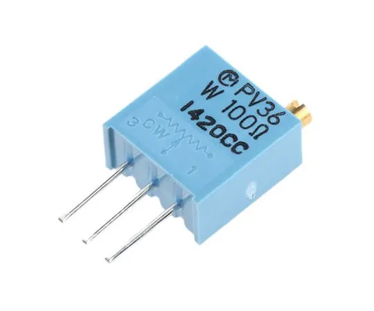 63-5083-93　100Ω通孔微调电位器0.5W顶部调节阀PV36系列　PV36W101C01B00
