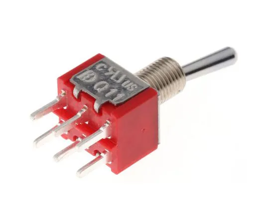 63-5035-70　RS PRO双极双抛 (DPDT) 切换开关， (开) -开，PCB　734-7034