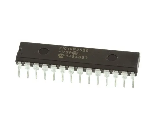 63-4895-88　单片机PIC18F2520-I/SP,8位PIC单片机，40MHz, 32 kB, 256 B闪存，28-PinSPDIP　PIC18F2520-I/SP
