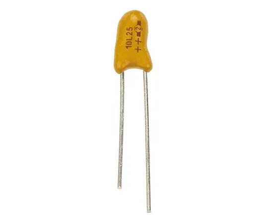 63-4959-50　Vishay钽电容器10μF25Vdc MnO2固体±20%耐受性489D系列　489D106X0025D1VE3