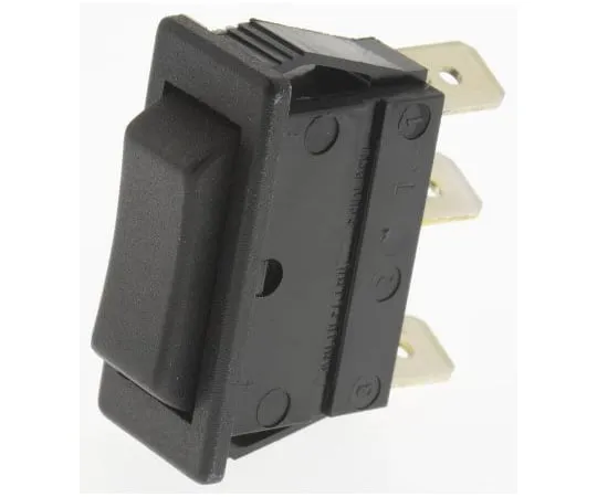 63-4860-22　Arcolectric Single Pole Double Throw (SPDT) ， (On) -Off- (On) Rocker Switch Panel Mount　C1522ALAAA