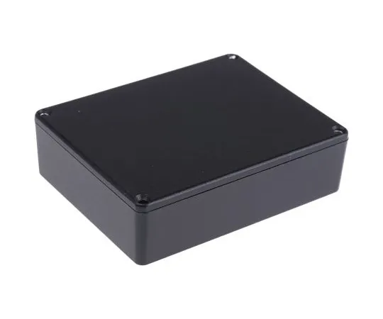 63-4858-93　Hammond 1590,压铸铝圈，IP54,屏蔽，118.5 x 93.5 x 30 mm　1590BBBK
