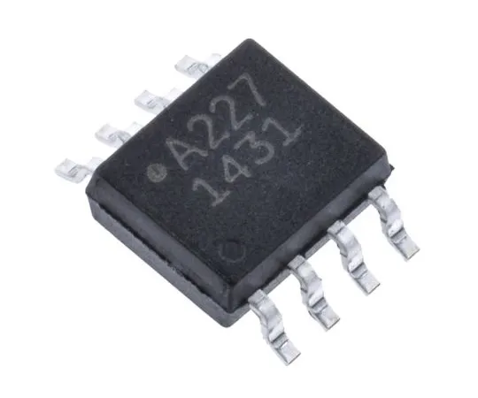 63-4972-41　Broadcom,ACPL-227-500E直流输入晶体管输出双光耦合器，表面贴装，8针SOIC　ACPL-227-500E