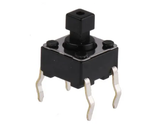 63-5066-65　黑色Stem触感开关，单杆单抛 (SPST) 50 mA@12 V dc 7.3mm　SKHHCWA010