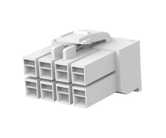 63-5001-41　TE Connectivity AMP通用电源男性连接器外壳，3.96毫米间距，8路，2列　176275-1