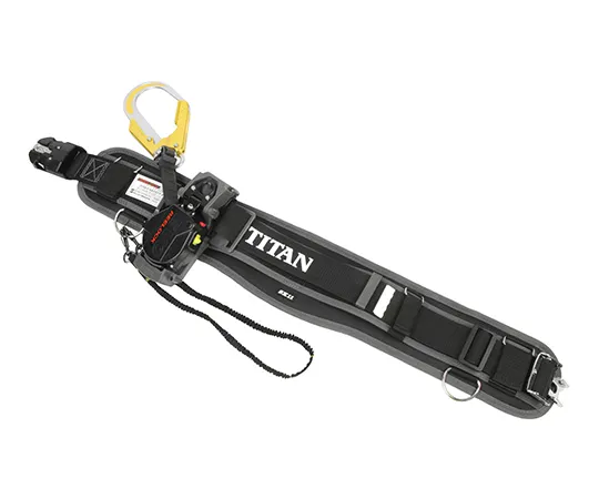 62-2908-11　［Discontinued］Titan Safety Belt EL504SP&CD-Attached One-Touch Buckle Aramid Core Tetron Belt 1700 mm (Including Hook)　OTEL504BL-F