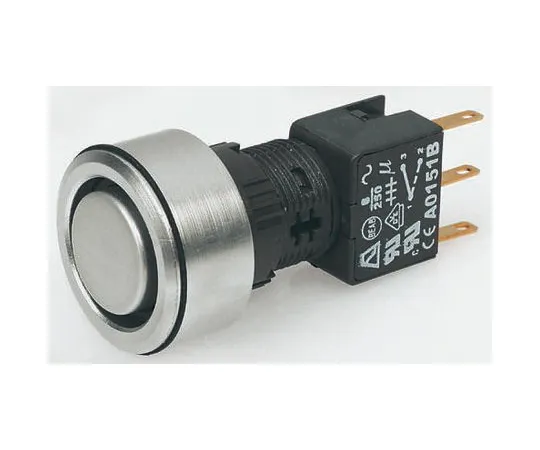 63-4971-58　APEM双极双抛 (DPDT) 锁定蓝色LED按钮开关，IP65,面板安装，电源　A3PFA1X210J4