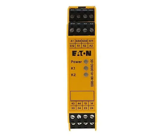 63-5126-95　伊顿ESR5安全继电器4安全触点单通道　118701 & ESR5-NO-41-24VAC-DC