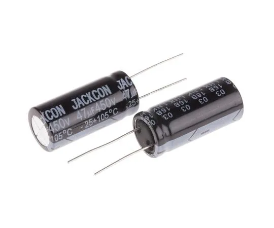 63-4998-97　RS PRO 47μF450V直流铝电解电容器，通孔16 (Dia。)x 36 mm+105°16mm 7.5mm36 mm　711-2150