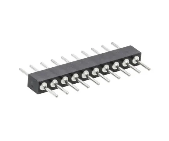 63-4982-89　预浸2毫米10向PCB头引脚，-行公制，通孔，830-80-010-001101　830-80-010-10-001101