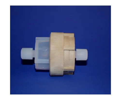 61-8491-40　Bộ lọc loại 1 lớp, cho đường kính 50mm Màng 1/4 "Cổng tiêm và đổ Tefzel (R)　401-21-50-31-21-2