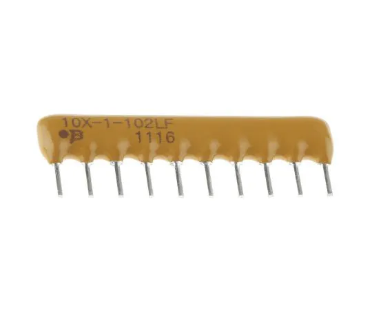 63-4852-78　负载电阻网1kΩ±2% 9电阻，总功率1.25W, SIP封装4600X通孔　4610X-101-102LF