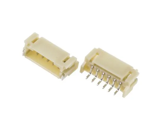 63-4965-14　JST PH,6路，1列，直角PCB头　S6B-PH-SM4-TB(LF)(SN)
