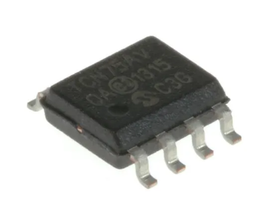 63-5039-63　MicrochipTCN75AVOA,温度转换器-55→+125°C±1°CSerial-I2C, SMBus,8PinSOIC　TCN75AVOA