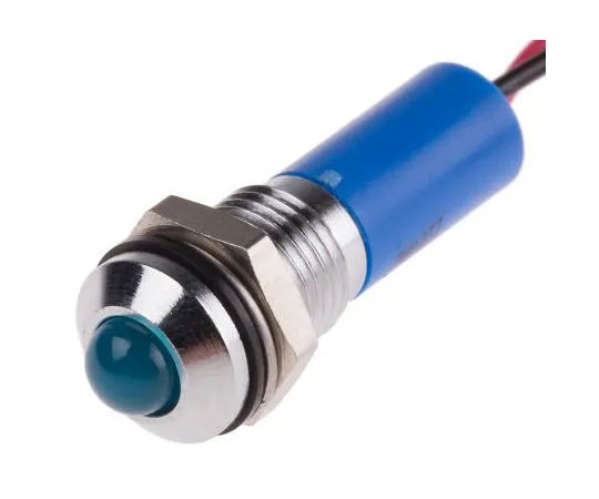 63-5024-20　RS PRO蓝色指示器，110 V交流电，8毫米安装孔尺寸，导线终止，IP67　723-9615