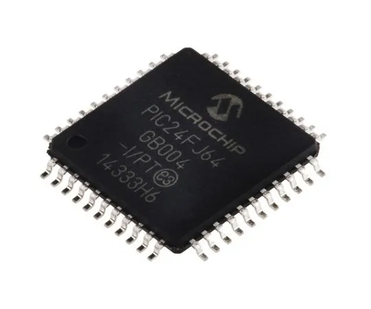 63-4931-16　微芯片，16位PIC微控制器，32MHz, 64 kB闪存，44针TQFP　PIC24FJ64GB004-I/PT