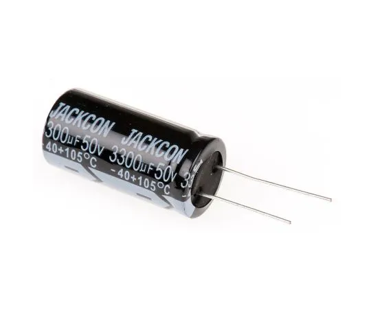 63-4998-54　RS PRO 330μF50V直流铝电解电容器，通孔18 (Dia。)x 36 mm+105°18mm 7.5mm36 mm　711-1523