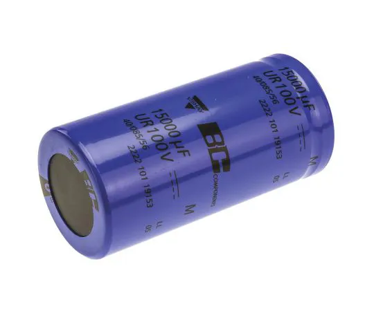 63-4952-34　Vishay 1500μF100V直流铝电解电容器，底盘安装50 (Dia。)x 105 mm+85°50mm　MAL210119153E3