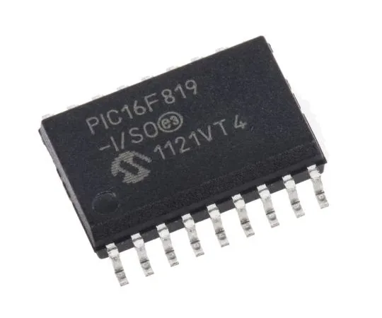 63-4895-77　单片机，8位PIC单片机，20MHz, 3.584 kB, 256 B闪存，18针SOIC　PIC16F819-I/SO