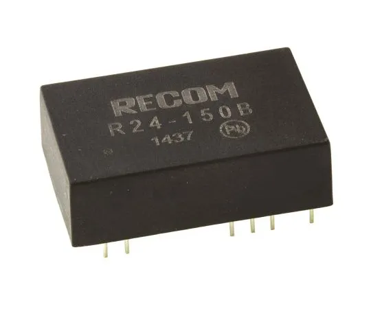 63-5034-55　回收5W隔离DC-DC转换器通过孔，电压在21→27 V直流，电压出95→210V直流　R24-150B