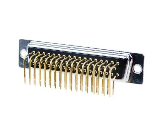 63-4858-81　RS PRO 50直角通孔PCBD-副连接器插座，2.77毫米间距　528-3749