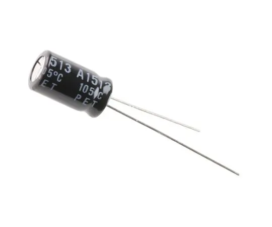 63-4984-88　Rubycon 470μF 6.3V直流铝电解电容器，通孔6.3 (Dia。)x 11 mm+105°6.3mm 2.5mm　6.3ZLH470MEFC6.3X11