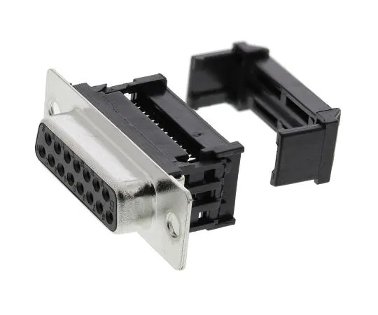 63-4910-57　RS 1.27mm间距15路IDCD-subConnector,插座，金属外壳　642-4890