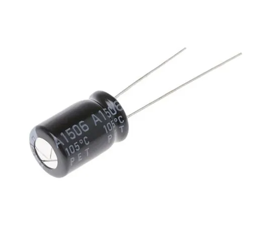 63-5052-63　Rubycon 1000μF6.3V直流铝电解电容器，通过8孔 (Dia。)x 11.5mm+105°8mm 3.5mm　6.3YXJ1000M8X11.5