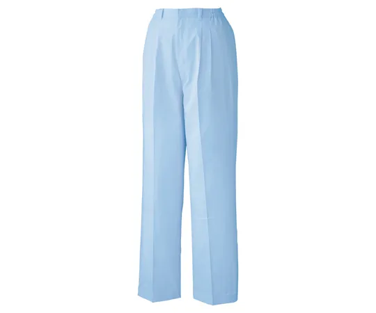 65-1270-43　［已停用］女士工作服，抗菌西裤食品工业蓝号7WH10B-SITA-7　WH10B-SITA-7