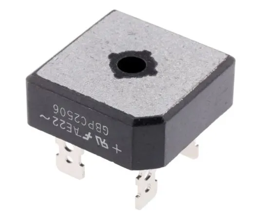 63-5117-13　安森美半导体GBPC2506,桥式整流器，25A600V,4引脚GBPC　GBPC2506
