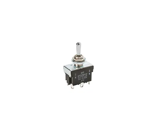 63-5075-73　Toggle Switch Bipolar Double Throw (DPDT) On-Off-On　ET225P12-Z