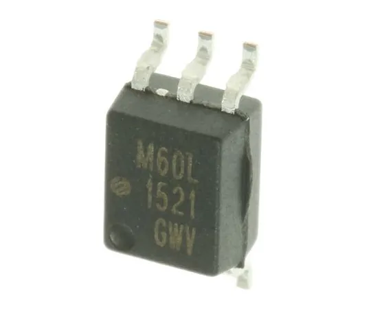 63-4972-34　Broadcom,ACPL-M60L-000E直流输入逻辑门输出光耦合器，表面贴装，5针SOIC　ACPL-M60L-000E