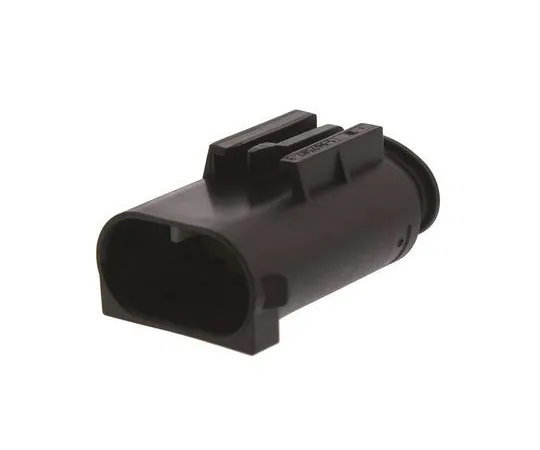 63-5030-53　TE Connectivity Micro Quadlock系统系列，2列6向电缆安装插头外壳　1-967587-3