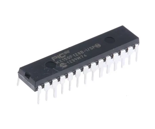 63-5071-27　单片机PIC32MX150F128B-I/SP, 32位PIC单片机，40MHz, 131 kB闪存，28-PinSPDIP　PIC32MX150F128B-I/SP
