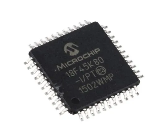 63-5009-30　微芯片，8位PIC微控制器，64MHz, 32 kB闪存，44-PinTQFP　PIC18F45K80-I/PT
