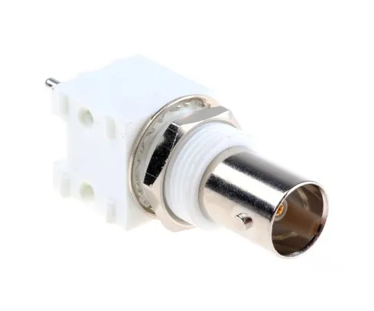 63-4874-98　RS Pro直板75ΩPCB安装挡板安装BNC连接器，插孔，镍，通孔终止　546-5109
