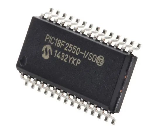 63-4895-91　单片机，8位PIC单片机，48MHz, 32 kB, 256 B闪存，28-PinSOIC　PIC18F2550-I/SO
