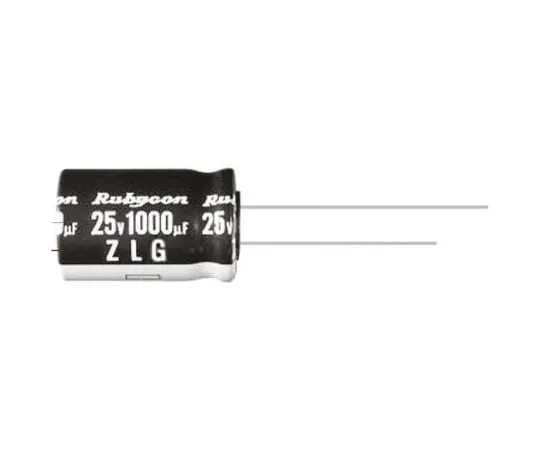63-5027-73　Rubycon 330μF25V直流铝电解电容器，通孔10 (Dia。)x 12.5mm+105°10mm 5mm　25ZLG330MEFC10X12.5