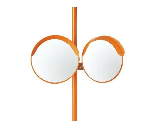 62-6130-72　［Discontinued］Curve Mirror Pole Set 600 mmφ/W with Pole　384-24A