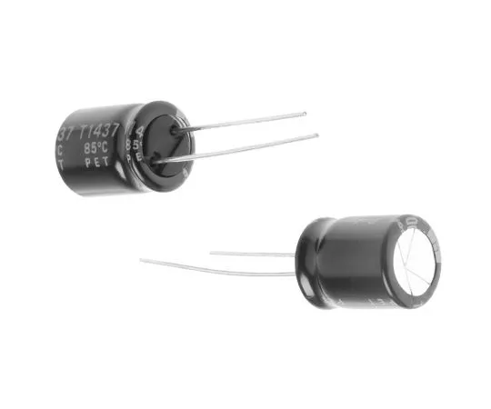 63-5078-50　Rubycon 1000μF16V直流铝电解电容器，通孔10 (Dia。)x 12.5mm+85°10mm 5mm　16PK1000MEFC10X12.5