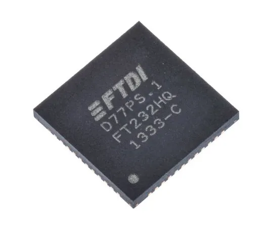 63-5038-32　FTDI芯片，QFN USB到串行UARTRS232,RS422,RS485UART12Mbit/s, 1.8 V, 3.3 V,48-PinFT232HQ-REEL　FT232HQ-REEL