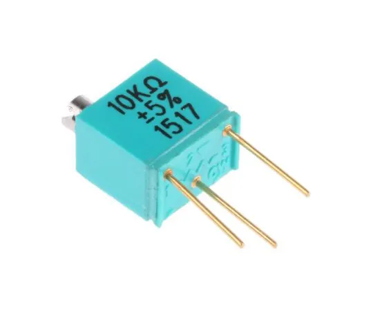 63-5078-05　10kΩ通孔微调电位器0.25W顶部调节Vishay Foil电阻1240系列　Y405310K0000J0L